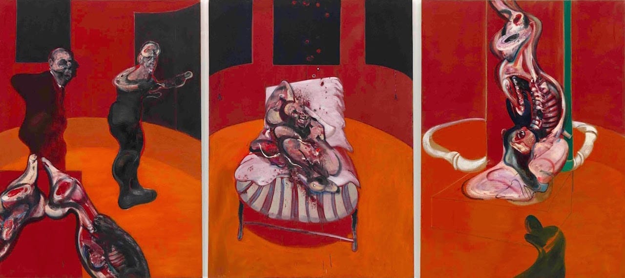 Francis Bacon - 72 Three Sudies for a Crucifixion 1962